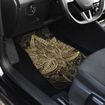 Boho Spiritual Lotus Print Front and Back Car Floor Mats