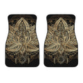 Boho Spiritual Lotus Print Front Car Floor Mats