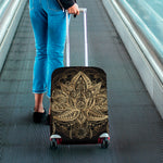 Boho Spiritual Lotus Print Luggage Cover