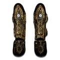 Boho Spiritual Lotus Print Muay Thai Shin Guards