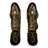 Boho Spiritual Lotus Print Muay Thai Shin Guard