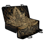 Boho Spiritual Lotus Print Pet Car Back Seat Cover