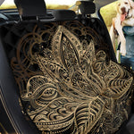 Boho Spiritual Lotus Print Pet Car Back Seat Cover