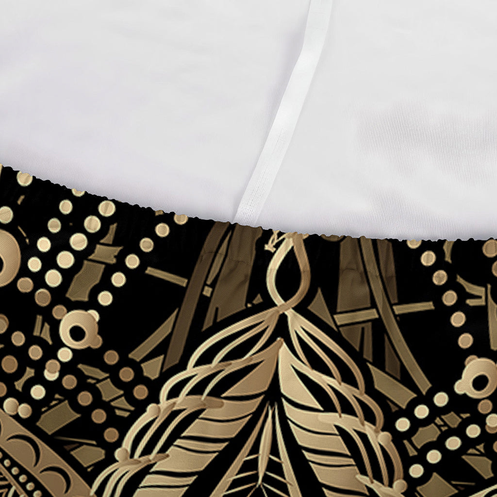 Boho Spiritual Lotus Print Sofa Cover