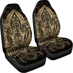 Boho Spiritual Lotus Print Universal Fit Car Seat Covers