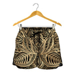 Boho Spiritual Lotus Print Women's Shorts