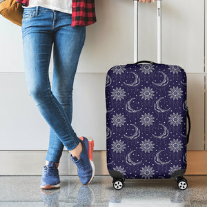 Boho Sun And Moon Pattern Print Luggage Cover