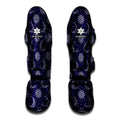 Boho Sun And Moon Pattern Print Muay Thai Shin Guards