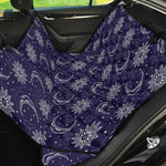 Boho Sun And Moon Pattern Print Pet Car Back Seat Cover