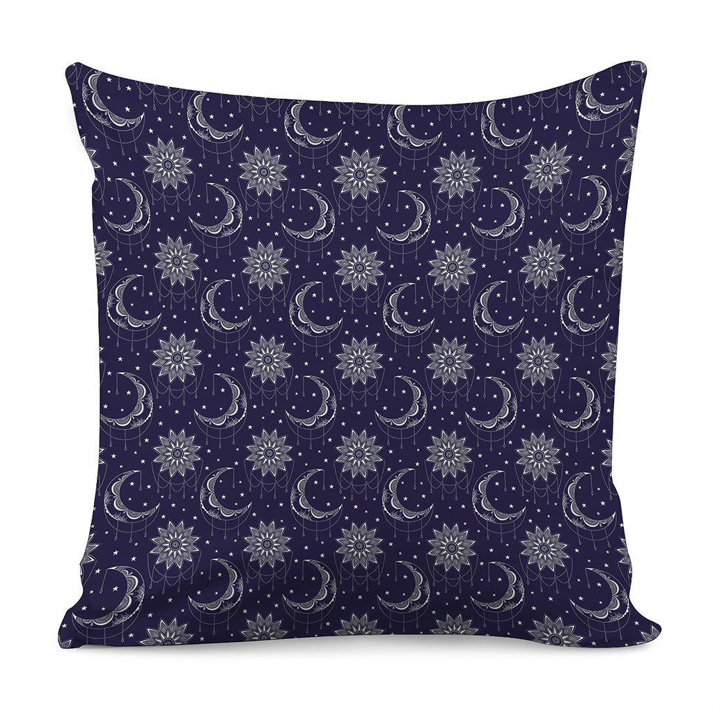 Boho Sun And Moon Pattern Print Pillow Cover
