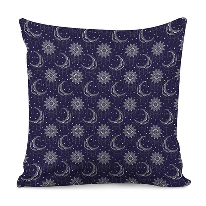 Boho Sun And Moon Pattern Print Pillow Cover