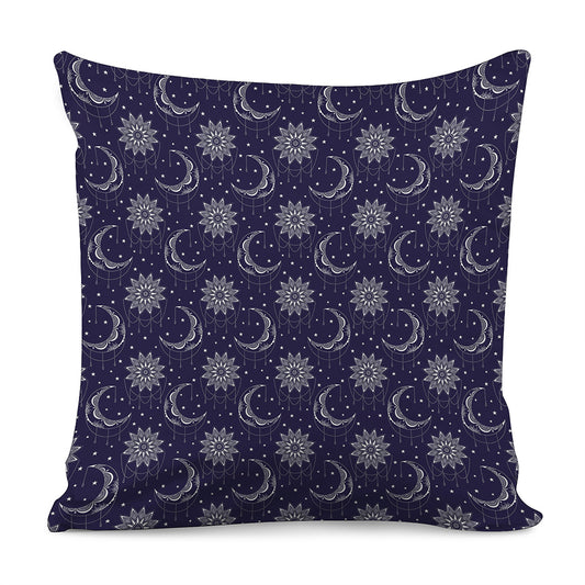 Boho Sun And Moon Pattern Print Pillow Cover