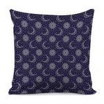 Boho Sun And Moon Pattern Print Pillow Cover