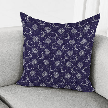 Boho Sun And Moon Pattern Print Pillow Cover
