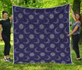 Boho Sun And Moon Pattern Print Quilt