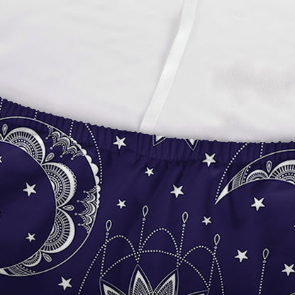 Boho Sun And Moon Pattern Print Sofa Cover
