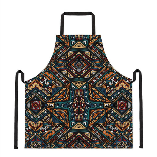 Boho Tribal Aztec Pattern Print Apron