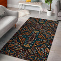 Boho Tribal Aztec Pattern Print Floor Mat