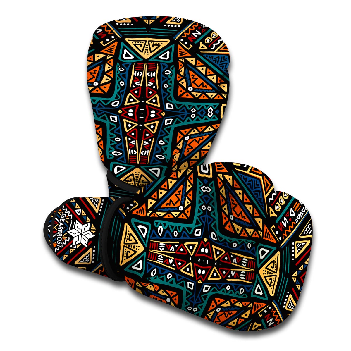 Boho Tribal Aztec Pattern Print Boxing Gloves