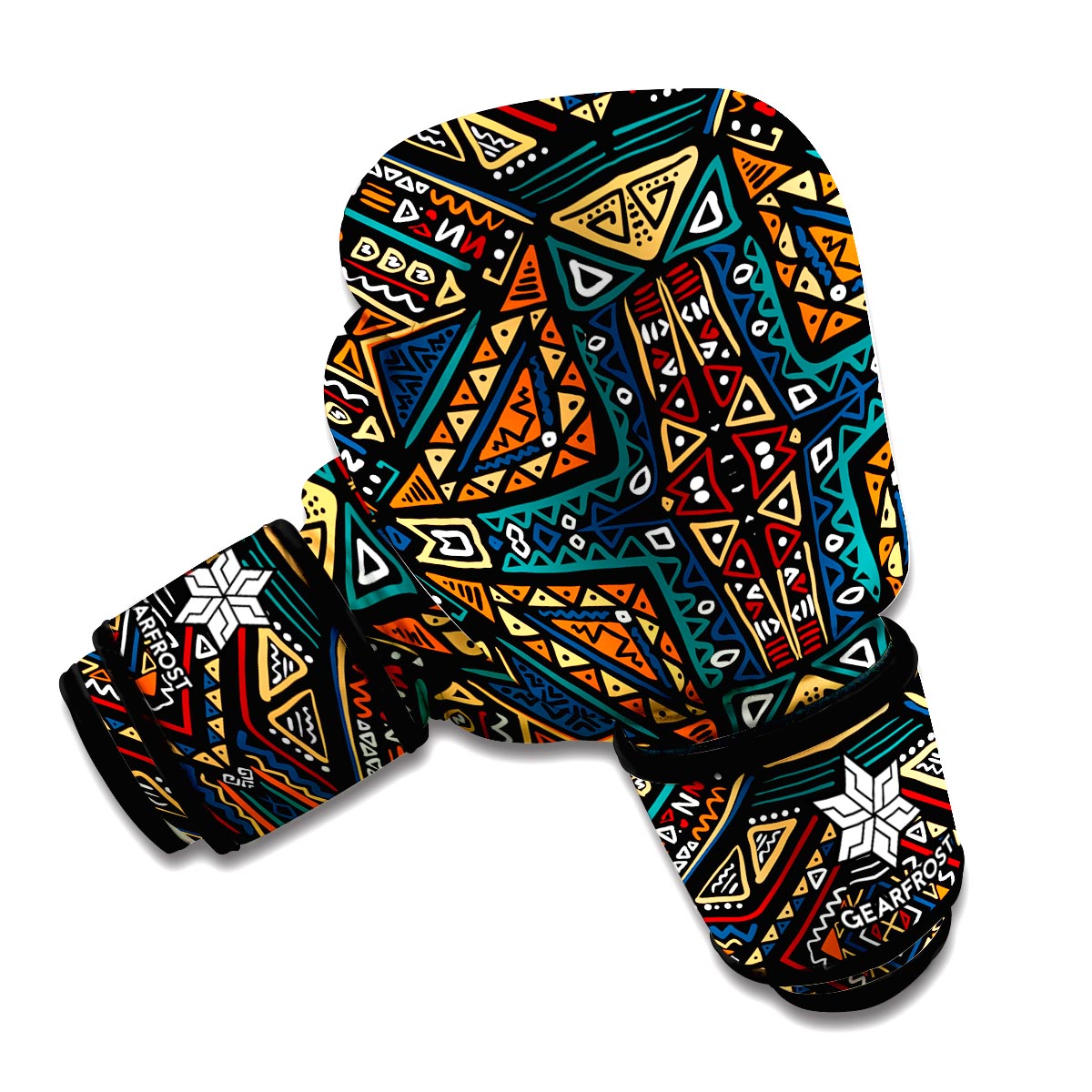 Boho Tribal Aztec Pattern Print Boxing Gloves