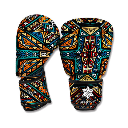 Boho Tribal Aztec Pattern Print Boxing Gloves