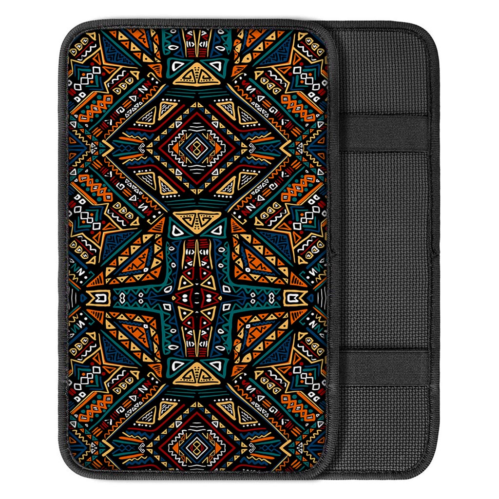 Boho Tribal Aztec Pattern Print Car Center Console Cover