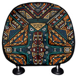 Boho Tribal Aztec Pattern Print Car Headrest Covers