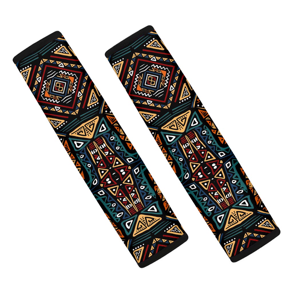 Boho Tribal Aztec Pattern Print Car Seat Belt Covers