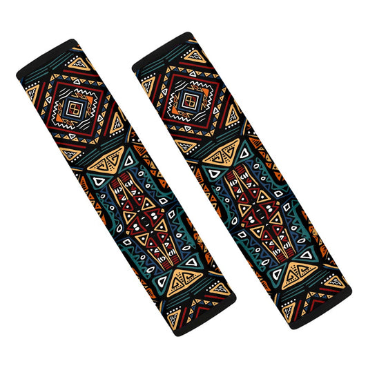Boho Tribal Aztec Pattern Print Car Seat Belt Covers