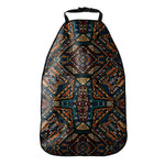 Boho Tribal Aztec Pattern Print Car Seat Organizers