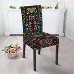 Boho Tribal Aztec Pattern Print Dining Chair Slipcover