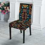 Boho Tribal Aztec Pattern Print Dining Chair Slipcover