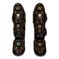 Boho Tribal Aztec Pattern Print Muay Thai Shin Guards