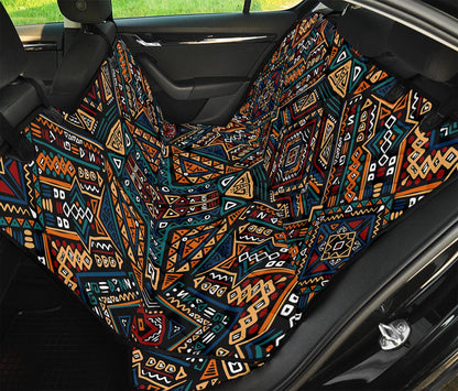 Boho Tribal Aztec Pattern Print Pet Car Back Seat Cover