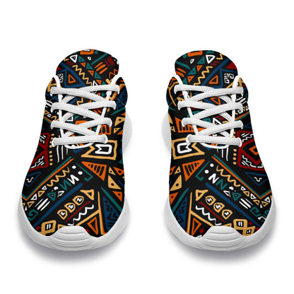 Boho Tribal Aztec Pattern Print Sport Shoes GearFrost