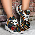 Boho Tribal Aztec Pattern Print Sport Shoes GearFrost