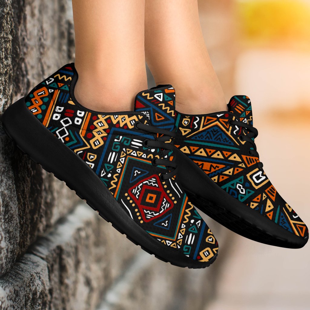 Boho Tribal Aztec Pattern Print Sport Shoes GearFrost