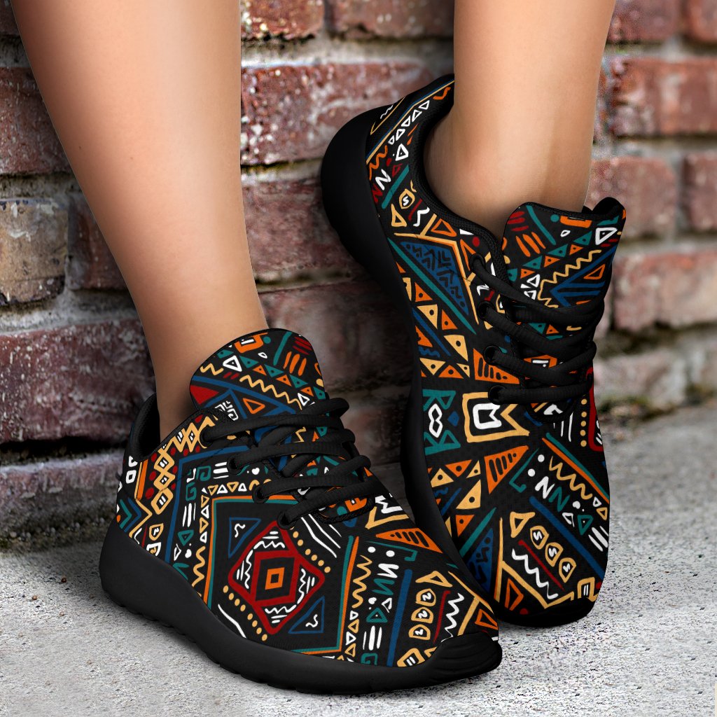 Boho Tribal Aztec Pattern Print Sport Shoes GearFrost