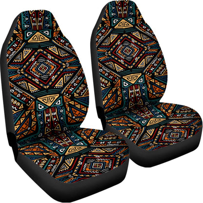 Boho Tribal Aztec Pattern Print Universal Fit Car Seat Covers