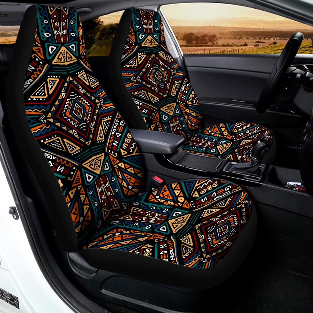 Boho Tribal Aztec Pattern Print Universal Fit Car Seat Covers
