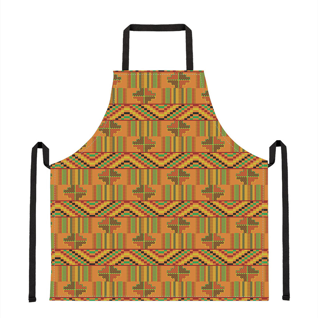 Bonwire Kente Pattern Print Apron