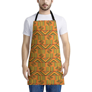 Bonwire Kente Pattern Print Apron