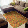 Bonwire Kente Pattern Print Floor Mat