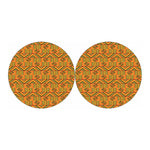 Bonwire Kente Pattern Print Car Coasters