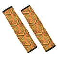 Bonwire Kente Pattern Print Car Seat Belt Covers