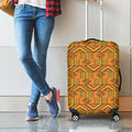 Bonwire Kente Pattern Print Luggage Cover