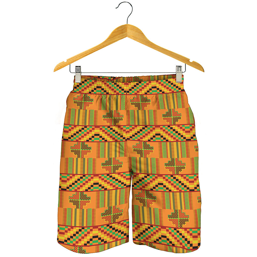 Bonwire Kente Pattern Print Men's Shorts