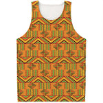 Bonwire Kente Pattern Print Men's Tank Top