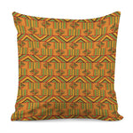 Bonwire Kente Pattern Print Pillow Cover
