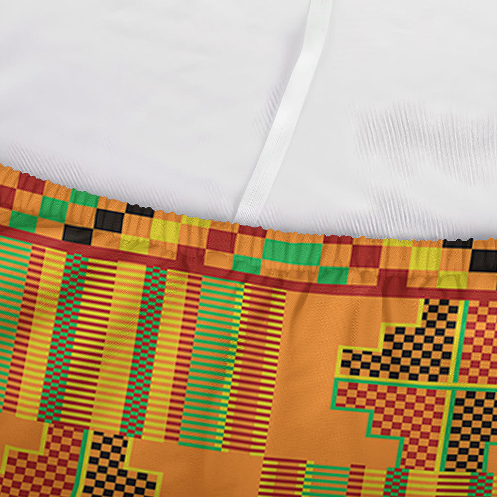 Bonwire Kente Pattern Print Sofa Cover